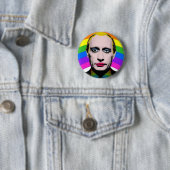Badge Rond 5 Cm Vladimir Vladimirovitch Poutine (En situation)