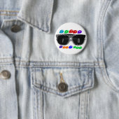 Badge Rond 5 Cm Vlast Mooskee ombrage le bouton (En situation)