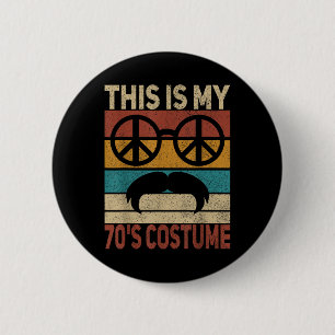 Badge Rond 5 Cm Voici Mon Costume les années 70 70 Styles Hommes l