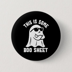 Badge Rond 5 Cm Voici Une Petite Feuille De Boite Halloween Ghost 