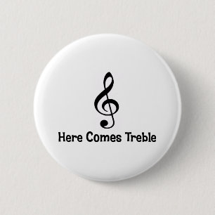 Badge Rond 5 Cm Voici venir le triple
