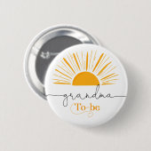 Badge Rond 5 Cm Voilà la grand-mère du soleil (Devant & derrière)