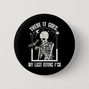 Badge Rond 5 Cm Voilà Mon Dernier Halloween Halloween Skeleto