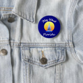 Badge Rond 5 Cm Voile Key West Florida Keys (En situation)