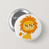 Badge Rond 5 Cm Voir Double Mignonne Dessin Cartoon Bouton Lion Ba (Devant & derrière)