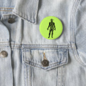 Badge Rond 5 Cm Voir l'homme (En situation)
