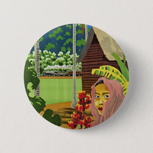 Badge Rond 5 Cm Voir Malaya (Devant)