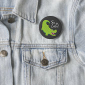 Badge Rond 5 Cm Voir Ya Ultérieurement Alligator ! (En situation)