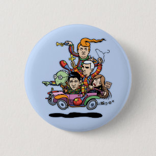 Badge Rond 5 Cm Voiture '16 de clown de GOP