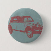 Badge Rond 5 Cm Voiture classique (Devant)