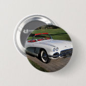 Badge Rond 5 Cm Voitures classiques de cru d'automobiles de (Devant & derrière)