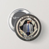 Badge Rond 5 Cm Voix de J. Paul Hadd pour le président 2012 (Devant & derrière)