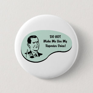 Badge Rond 5 Cm Voix de journaliste