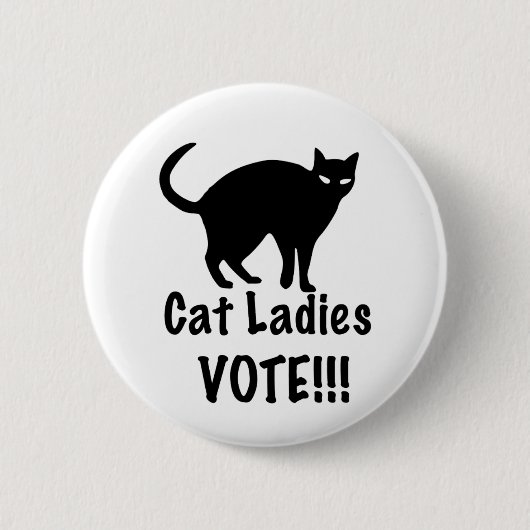 Badge Rond 5 Cm Voix des dames du chat (Devant)