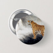 Badge Rond 5 Cm Voix du tigre (Devant & derrière)