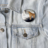Badge Rond 5 Cm Voix du tigre (En situation)