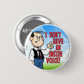 Badge Rond 5 Cm Voix intérieure (Devant & derrière)