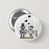 Badge Rond 5 Cm vol25 - du coeur (Devant & derrière)