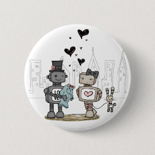 Badge Rond 5 Cm vol25 - du coeur