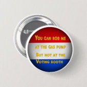 Badge Rond 5 Cm Vol de gaz (Devant & derrière)