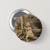 Badge Rond 5 Cm Vol d'un baiser (Devant & derrière)
