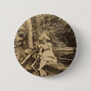 Badge Rond 5 Cm Vol d'un baiser