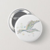 Badge Rond 5 Cm Vol Phoenix (Devant & derrière)