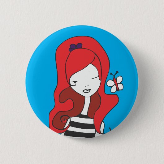Badge Rond 5 Cm vol silencieux - bouton (Devant)