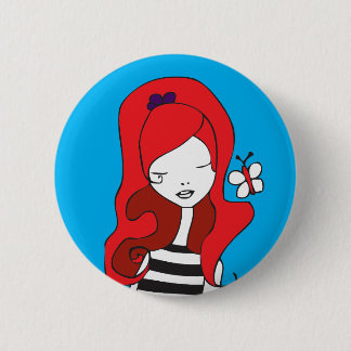 Badge Rond 5 Cm vol silencieux - bouton