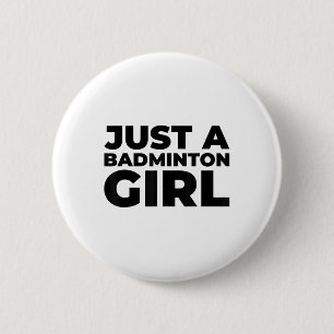 Badge Rond 5 Cm Volant de badminton Team Racket - Juste Un Badmint