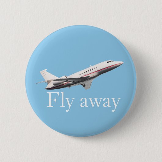 Badge Rond 5 Cm Voler (Devant)