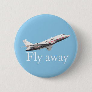 Badge Rond 5 Cm Voler
