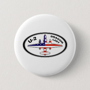 Badge Rond 5 Cm Volet espion U-2