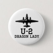 Badge Rond 5 Cm Volet espion U-2 (Devant)
