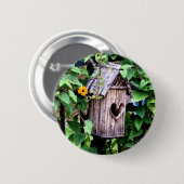 Badge Rond 5 Cm Volière (Devant & derrière)