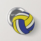 Badge Rond 5 Cm Volley-ball (Devant & derrière)