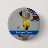 Badge Rond 5 Cm Volley-ball Sport Photo (Devant)