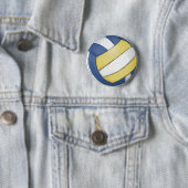 Badge Rond 5 Cm Volleyball (En situation)