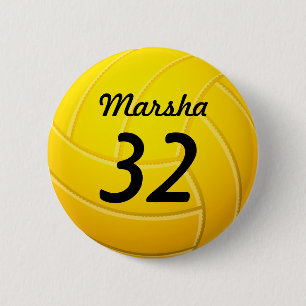 Badge Rond 5 Cm Volleyball