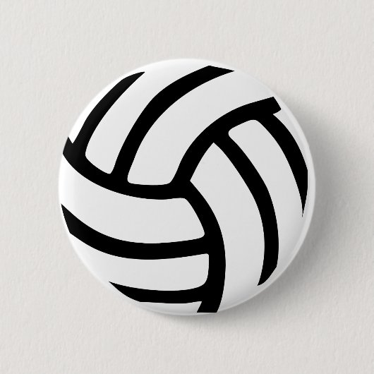 Badge Rond 5 Cm Volleyball (Devant)