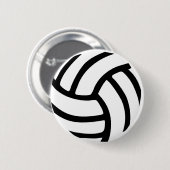 Badge Rond 5 Cm Volleyball (Devant & derrière)