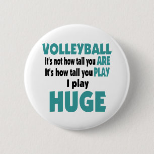 Badge Rond 5 Cm VolleyChick énorme