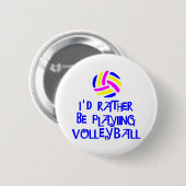 Badge Rond 5 Cm VolleyChick plutôt (Devant & derrière)