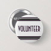 Badge Rond 5 Cm Volontaire (Devant & derrière)
