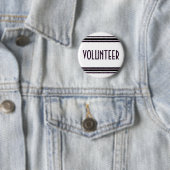 Badge Rond 5 Cm Volontaire (En situation)