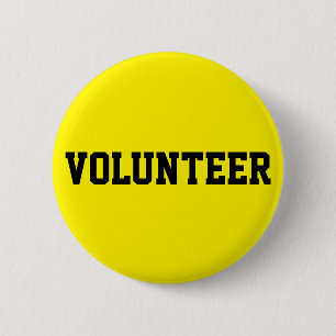 Badge Rond 5 Cm Volontaire