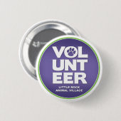 Badge Rond 5 Cm "Volontaire, bouton de LRAV" (Devant & derrière)