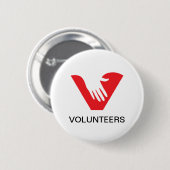 Badge Rond 5 Cm Volontaires (Devant & derrière)