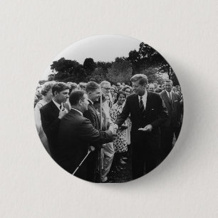 Badge Rond 5 Cm Volontaires de corps de paix du Président Kennedy