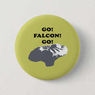 Badge Rond 5 Cm Vont le faucon vont